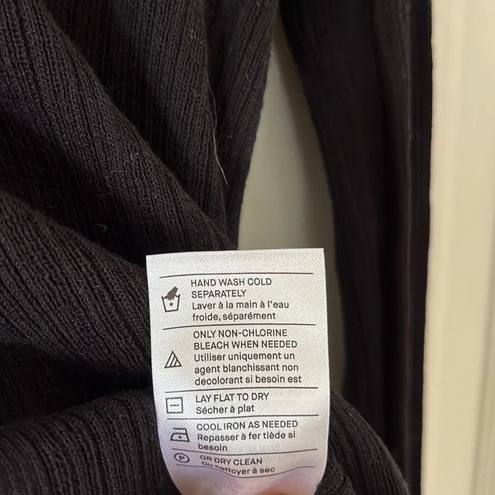 Vince Ribbed Polo Cardigan - Picture 6 of 6